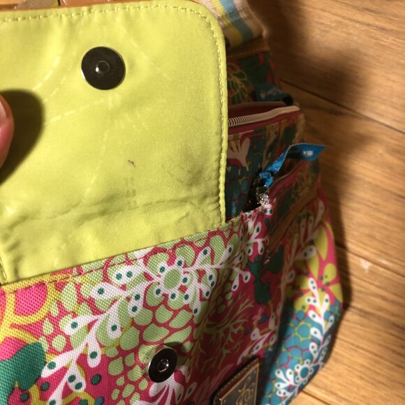 Lily Bloom cross body colorful spring-color flowery prints - Picture 10 of 15